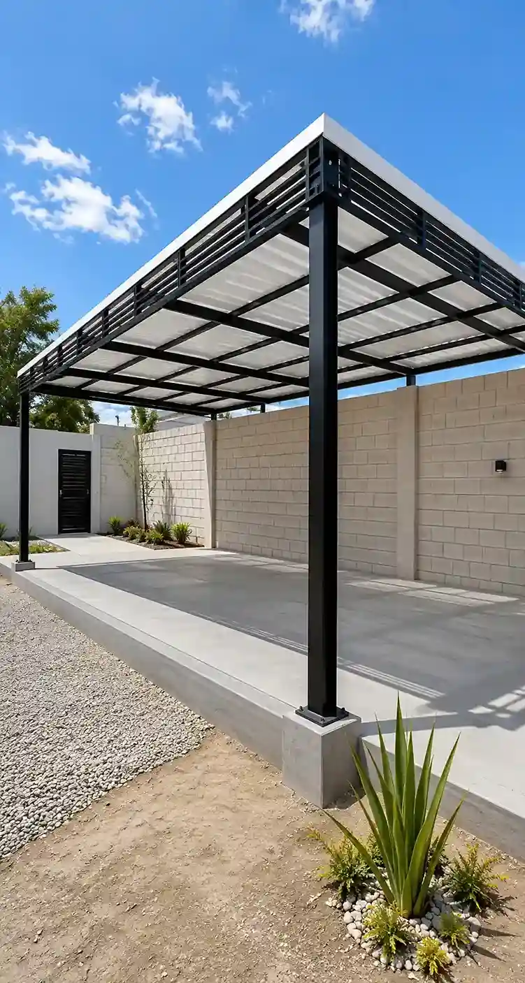 estructuras metálicas para cocheras en Saltillo