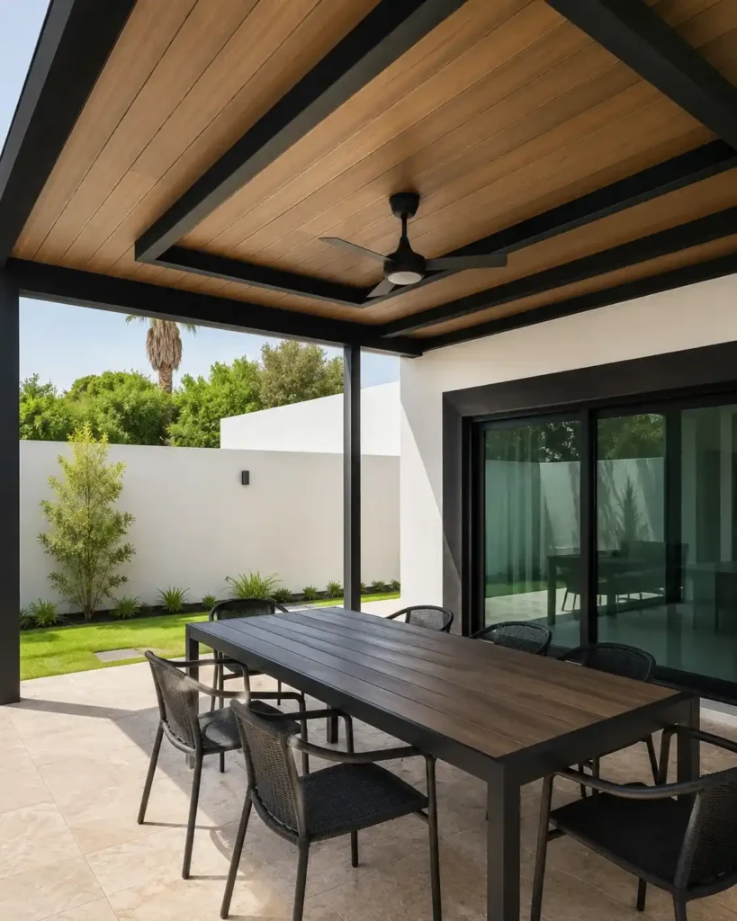 Deck tipo madera para terrazas en Saltillo