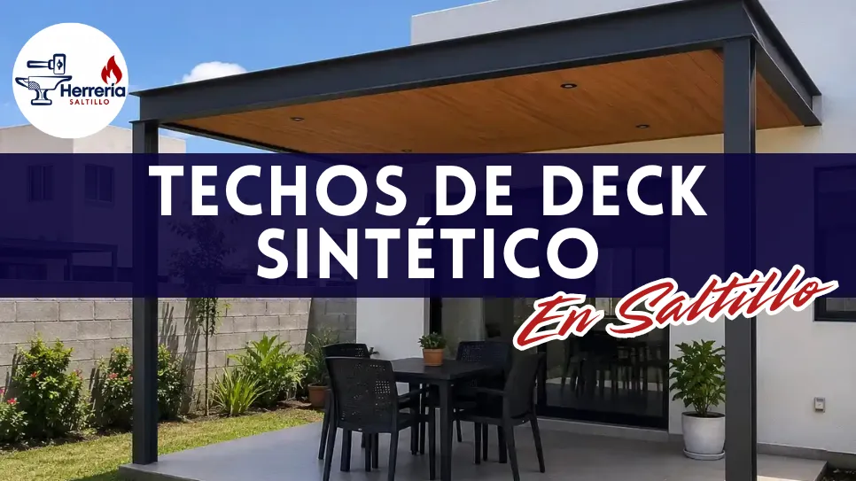 Herrero para proyectos con Deck sintético en Saltillo
