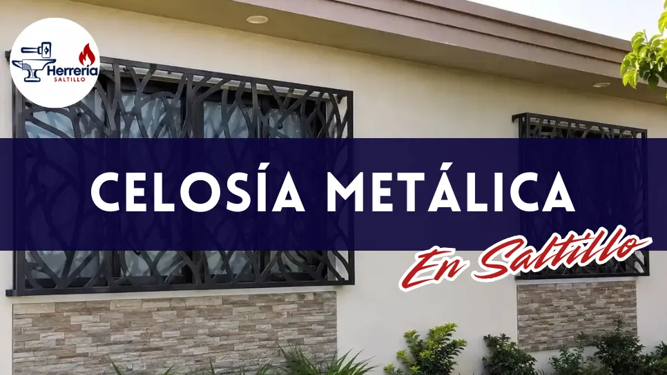 Portones de celosía para cochera en Saltillo